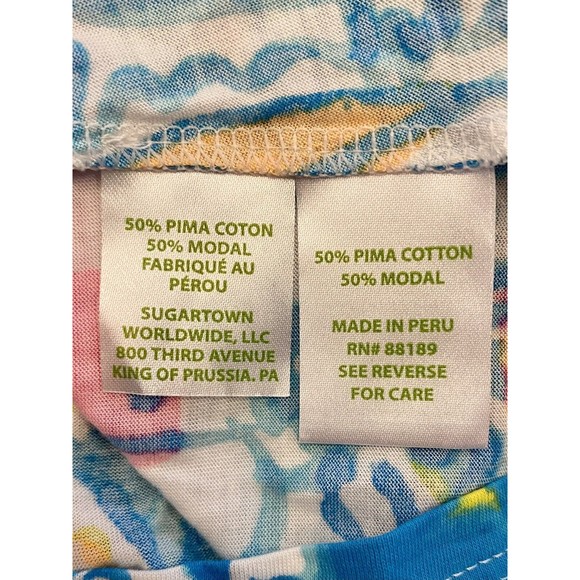 Lilly Pulitzer Tamiami Off-the-Shoulder Top in “Beach and Bae” Size XXS‎ - Picture 6 of 9